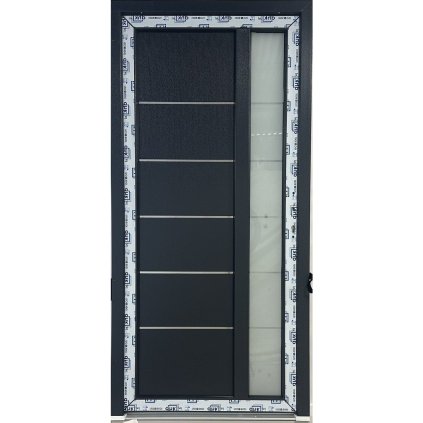 Vedlejší vchodové plastové dveře Proline  (70mm), 98x204 cm, pravé