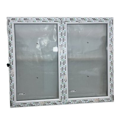 Dvoukřídlé plastové okno WDS 70, 1800x1500mm, pravé