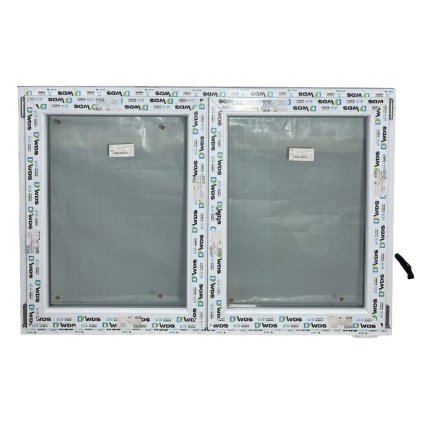 Dvoukřídlé plastové okno WDS 70, 1500x1000mm, pravé