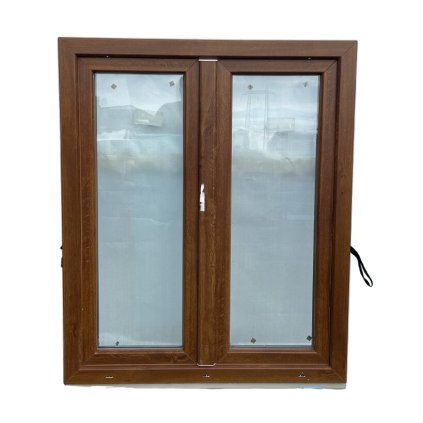 Dvoukřídlé plastové okno 70, 1000x1200 mm, levé