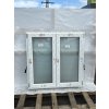 Dvoukřídlé plastové okno 70, 1200x1200 mm, levé