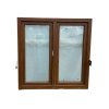 Dvoukřídlé plastové okno 70, 1200x1200 mm, levé