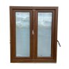 Dvoukřídlé plastové okno 70, 1000x1200 mm, levé