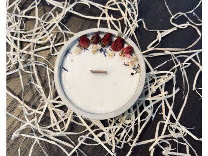 svíčka "beton" malá