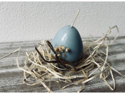 vajíčko hladké "baby blue"