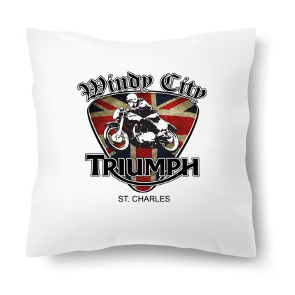 Polštářek s motivem Triumph Windy City 40 × 40 cm