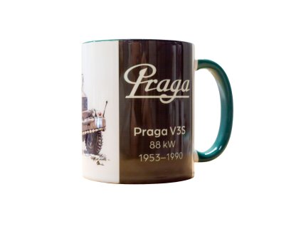 Hrneček s motivem vojenského nákladního vozu Praga V3S 300 ml