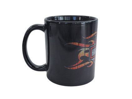 Harley-Davidson hrnek Flames Wood Style – keramický hrnek 330 ml