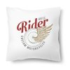 Polštářek s motivem Motorka Hell Rider 40 × 40 cm