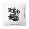 Polštářek s motivem Harley-Davidson Knucklehead 1942 40 × 40 cm