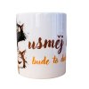 Hrneček s motivem koček a textem, 300 ml