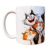 Hrneček s motivem koček a textem, 300 ml