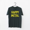 triko cerne happy metal