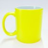 Hrneček s vlastním potiskem 300 ml svítivě žlutý  Možnost dárkového pytlíku s vlastním potiskem