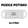 Hrneček s vlastním potiskem 300 ml žlutý lem a ouško  Možnost dárkového pytlíku s vlastním potiskem
