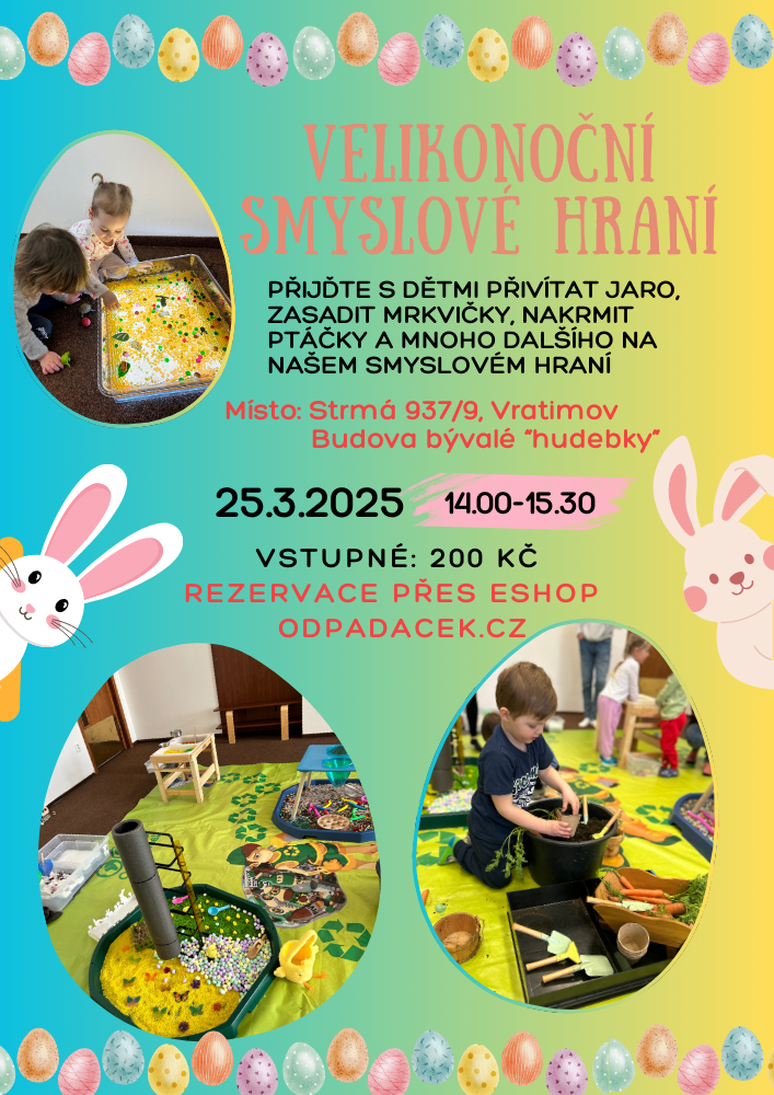 Velikonoční smyslové hraní