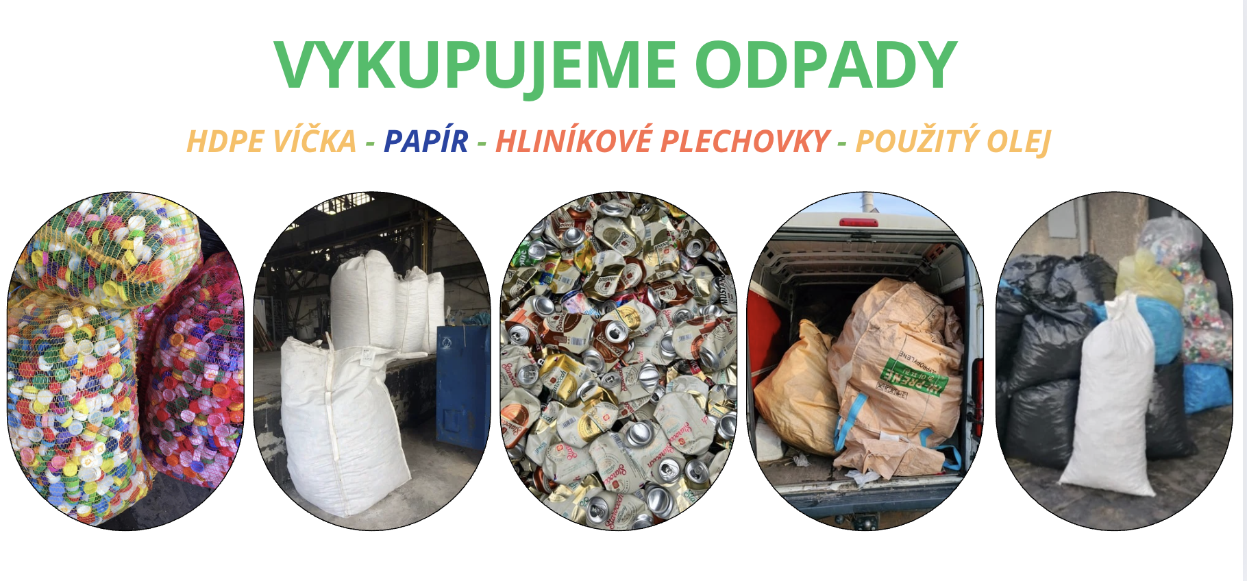 Vykupujeme a svážíme odpad