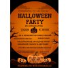 Orange And Black Simple Halloween Party Poster (3)