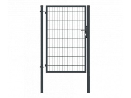 Jednokřídlá branka DUOS-BOX - FAB, výška 150x90 cm, antracit