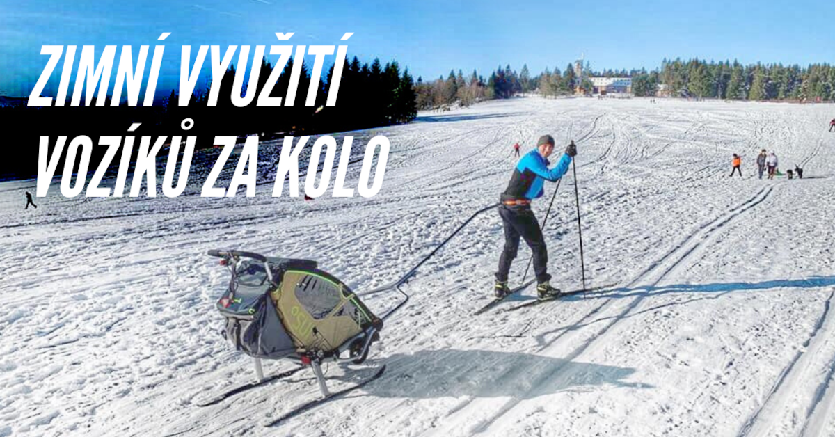 Na lyže s vozíkem za kolo?