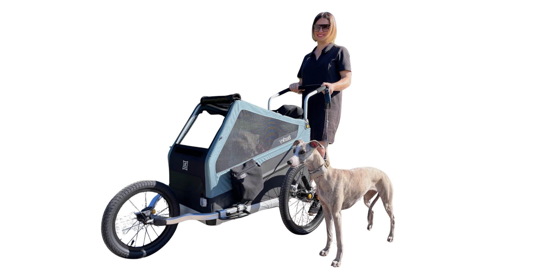 Kvalitní odpružené vozíky pro psy