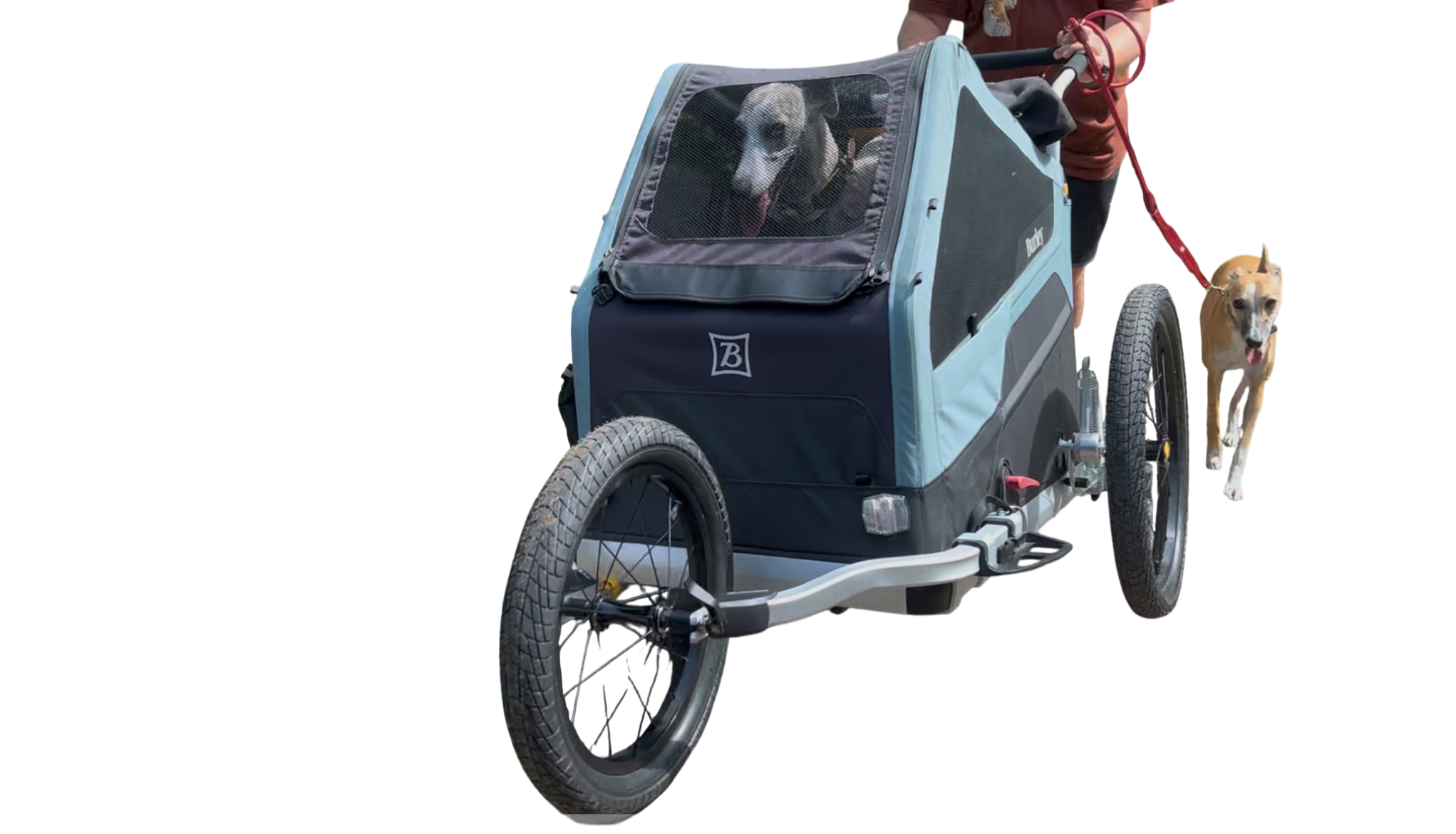 Kvalitní odpružené vozíky pro psy