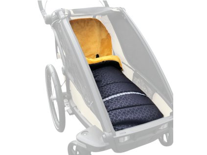 thule chariot fusak velky zimnizluty gold