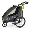 Vozík QERIDOO Qupa1 Grey/Lime