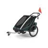 Dětský vozík za kolo Thule Cross DOuble G3 Dark Slate