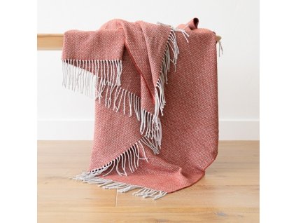 Terra Cota Cotton Throw Valeria