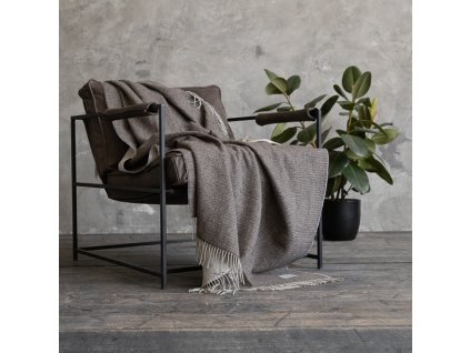 Choco Recycled Throw Lorenzo