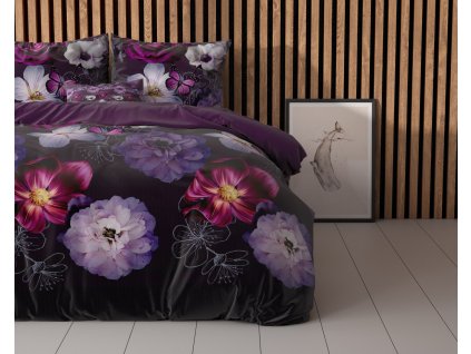 Bavlněné povlečení Magic Flower Purple