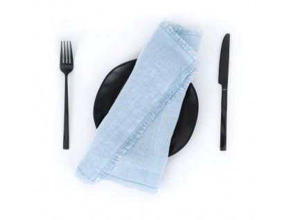 Prostírání s třásněmi Light Blue 30x40 cm