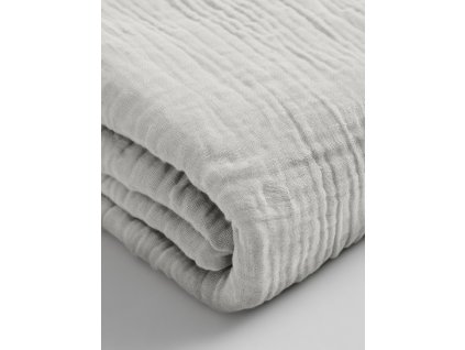 Mušelínové napínací prostěradlo krémové