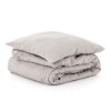 Lněné dětské povlečení Světle šedá 135x100, 50x70
