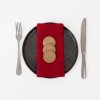 Linen Tales Lava FTom Linen prostírání Červená 30x40 cmalls Linen Napkins Set of 2