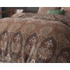 Bavlněné povlečení Berna Brown 140x200/220,60x70cm