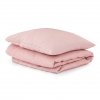 Lněné povlečení Pudrově růžová 140x200, 70x50