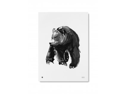 Plagát s motívom medveďa Gentle bear 50x70