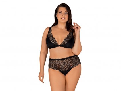 OBSESSIVE Luxusný komplet Obsessive Klarita Čierna