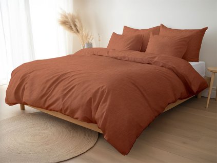 Ľanové obliečky Marhuľová