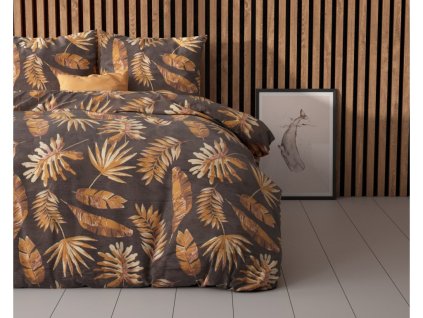 Bavlnené obliečky Luisa Gold 200x220, 60x70