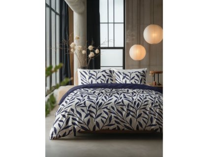 Bavlnené obliečky Blue Willow Blauw 200x200/220 x 60x70cm