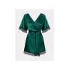 Obsessive Sensuelia peignoir, zelená
