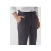 Pánske plátené nohavice BREMER v antracitovej farbe