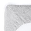 Šedé mikroplyšové prestieradlo