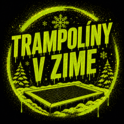 Trampolíny v zime