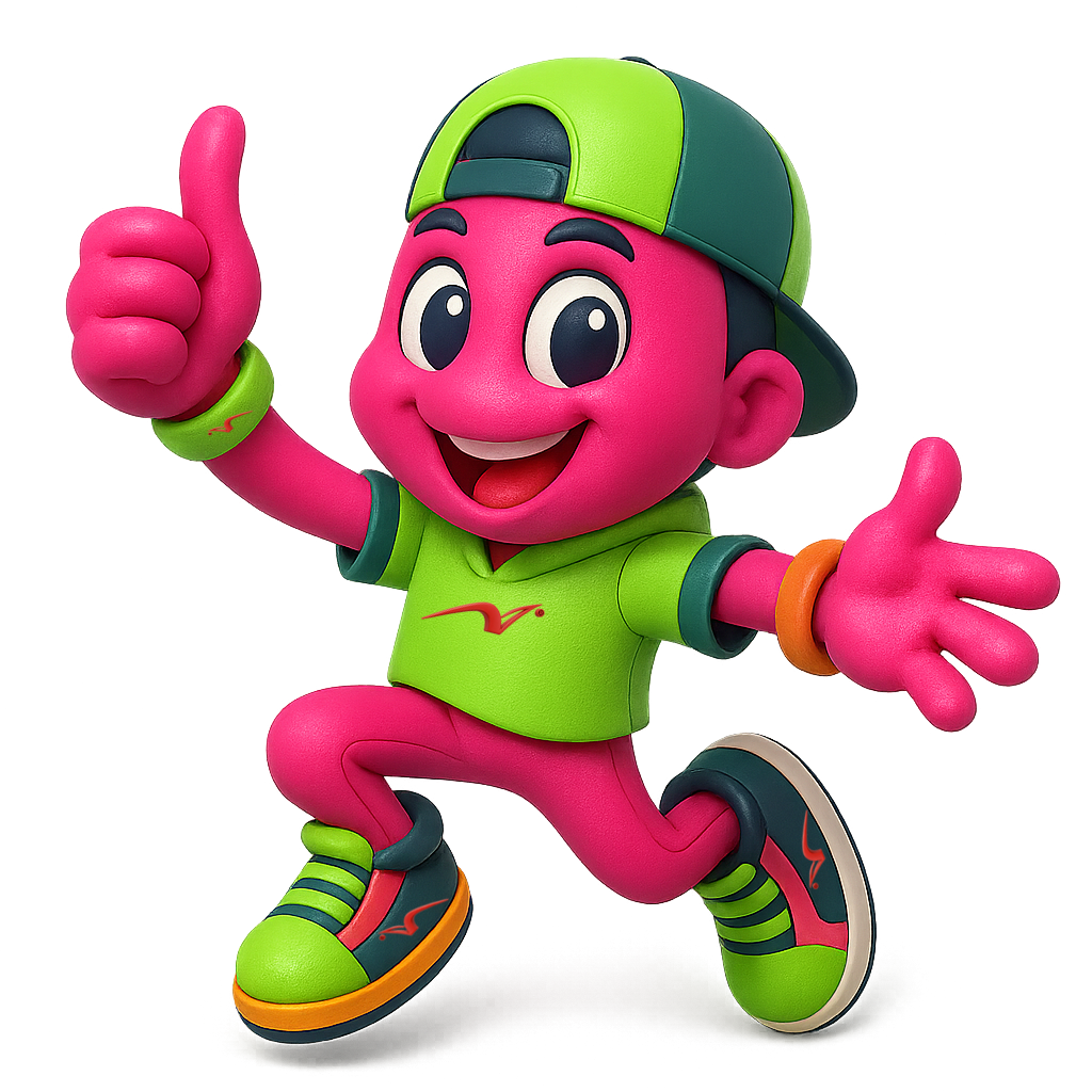 MaskotJUMPYpalec3Dlo