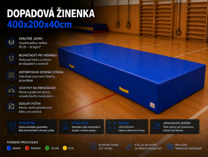 Dopadova zinenka 400x200x40cm