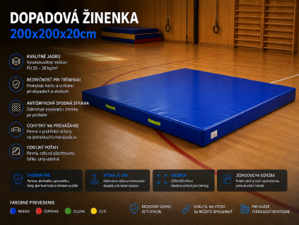 Dopadova zinenka 200x200x20cm
